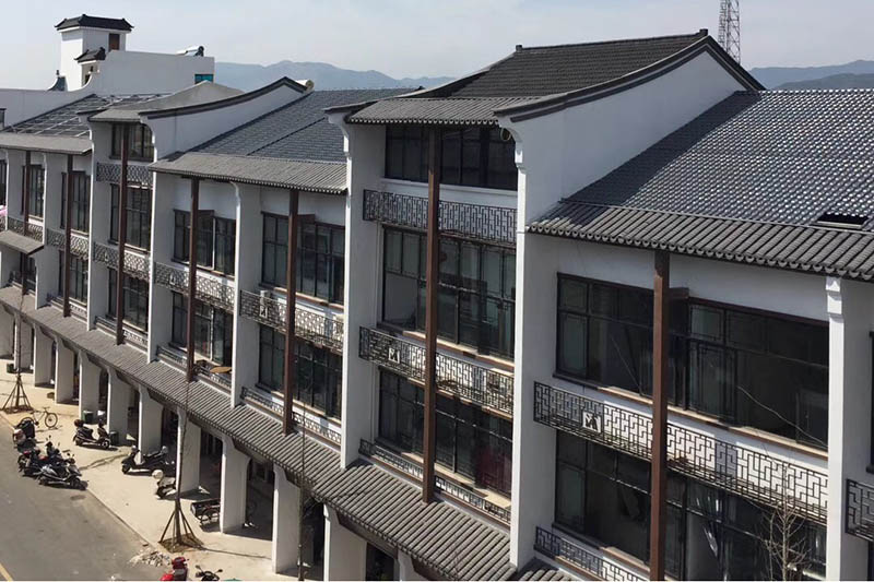 Shaoxing City Shengzhou District Pu Kou Dakrenovatie gemeentelijk project